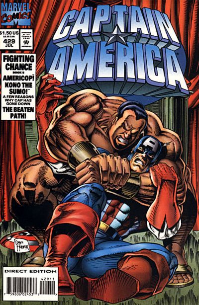 Captain America #429 [Direct Edition]-Fine (5.5 – 7)