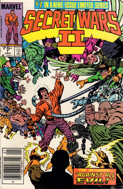 Secret Wars II #7 [Newsstand]-Fine (5.5 – 7)