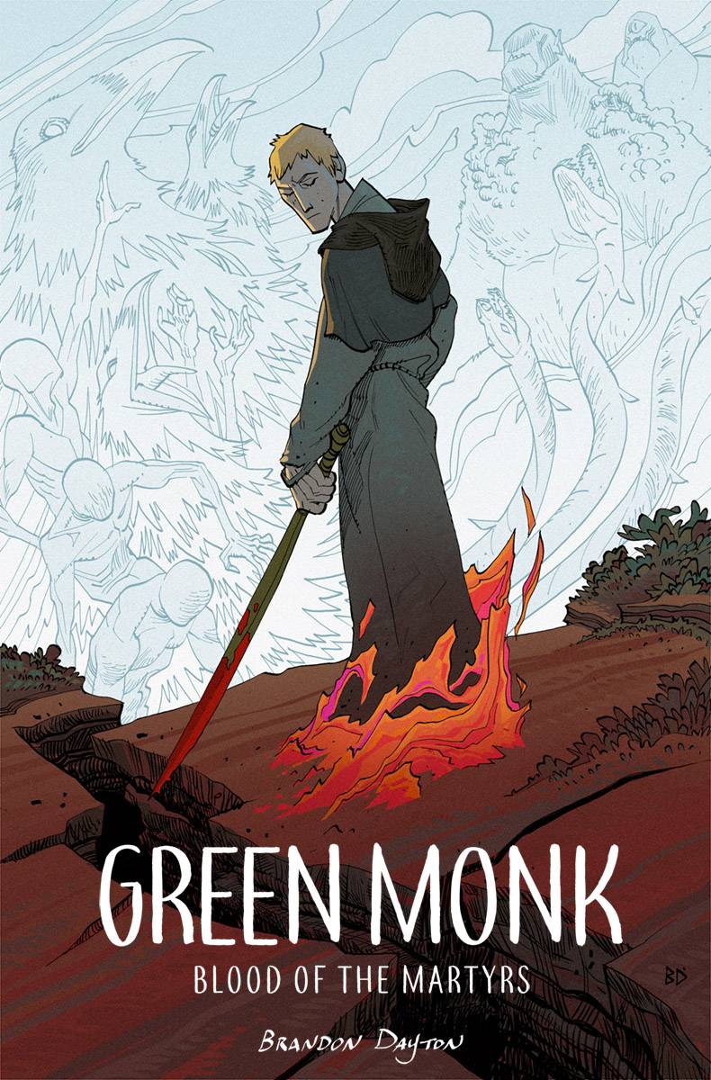 Green Monk Blood of Martyrs Graphic Novel