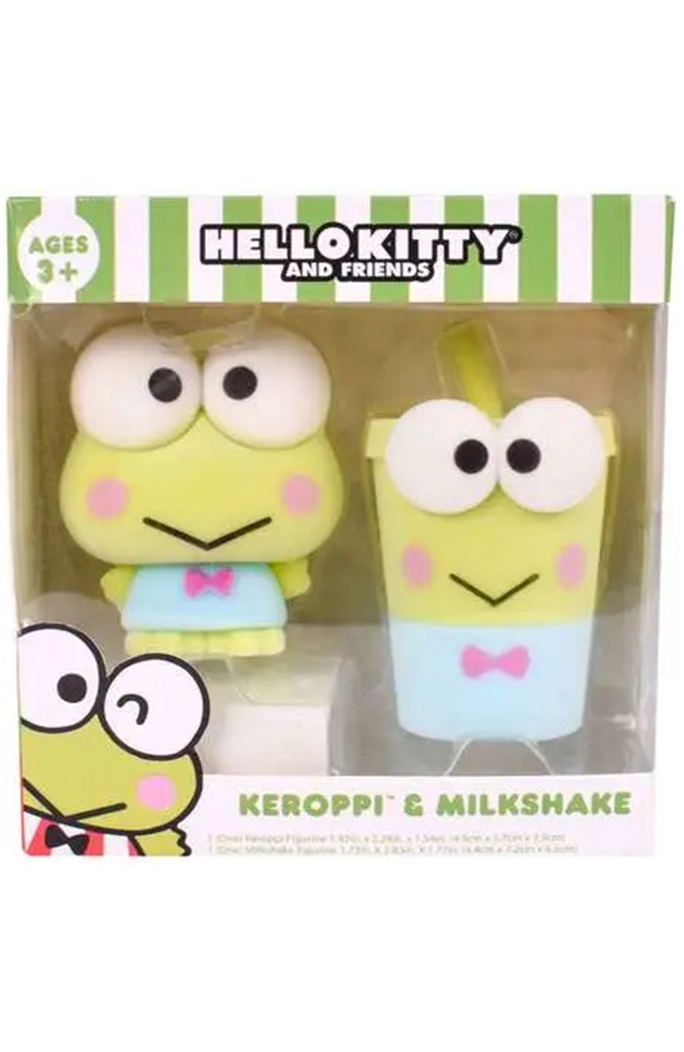 Sanrio Hello Kitty & Friends Keroppi & Milkshake 2.5-Inch Figurine Set