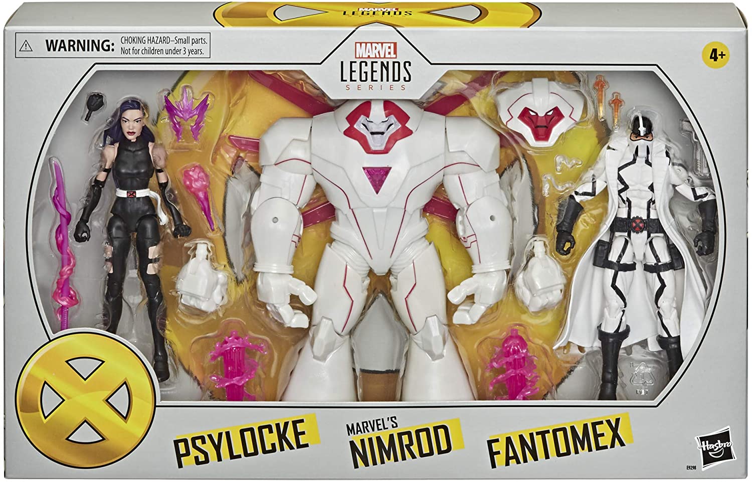 X-Men Marvel Legends Psylocke Nimrod And Fantomex 6-Inch Action Figures