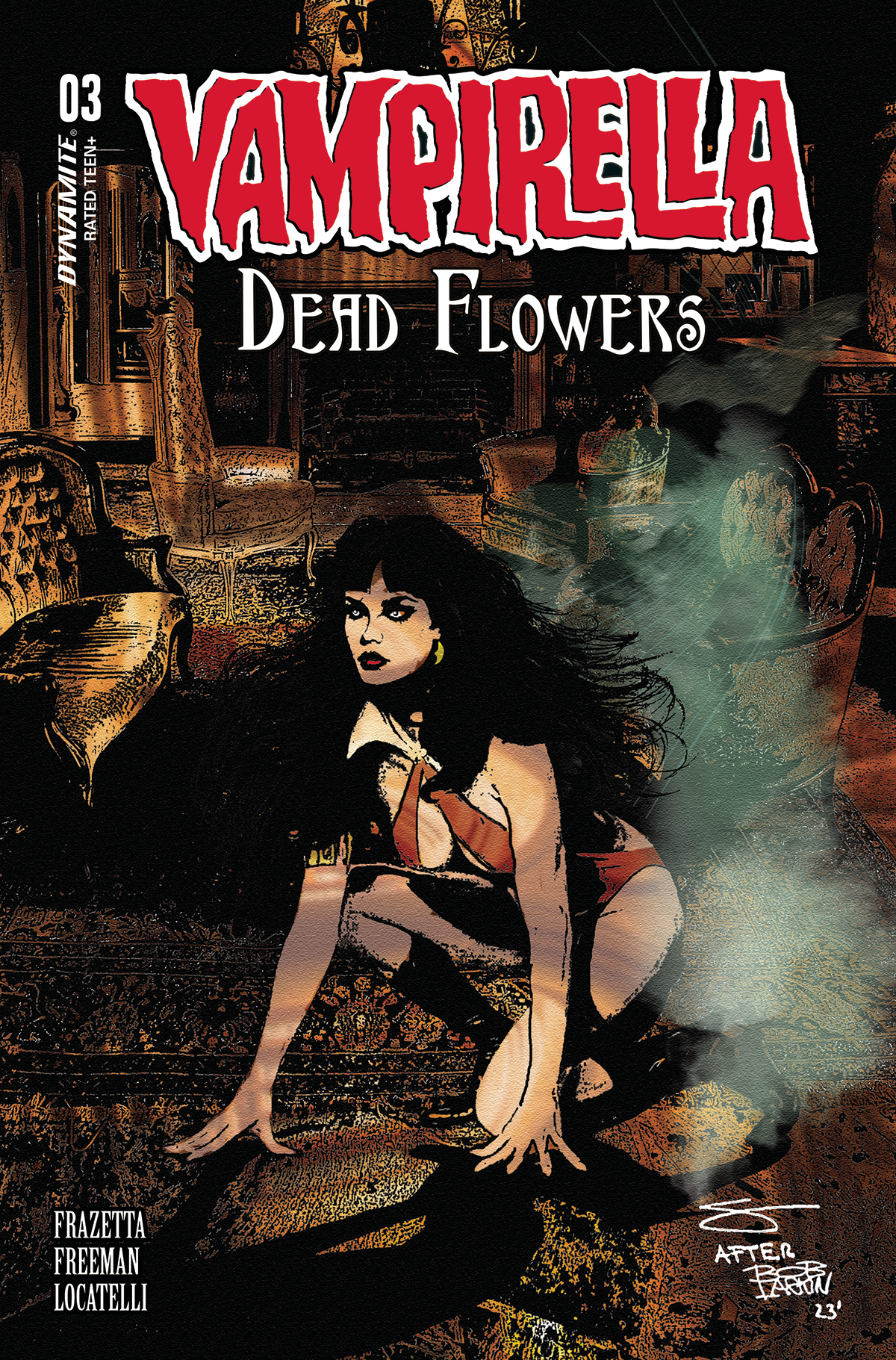 Vampirella Dead Flowers #3 Cover D Frazetta & Freeman