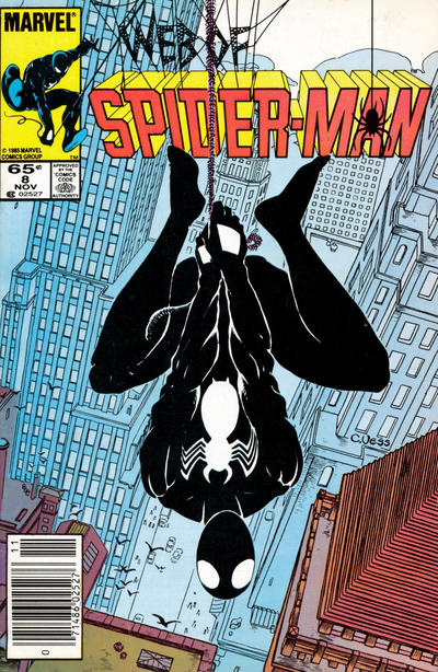 Web of Spider-Man #8 [Newsstand](1985)-Very Fine (7.5 – 9)