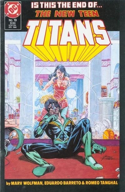 New Teen Titans (Volume 2) #19 April, 1986.