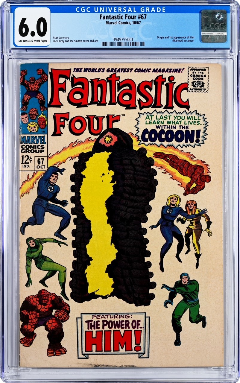 Fantastic Four #67 Cgc 6.0 Fn (O)