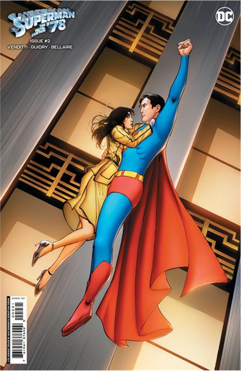 Superman '78 The Metal Curtain #2 Cover C 1 for 25 Incentive Max Dunbar Card Stock Variant (Of 6)