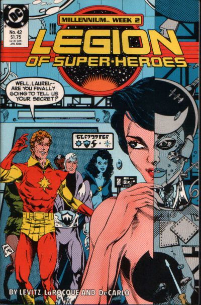 Legion of Super-Heroes #42-Very Fine (7.5 – 9)