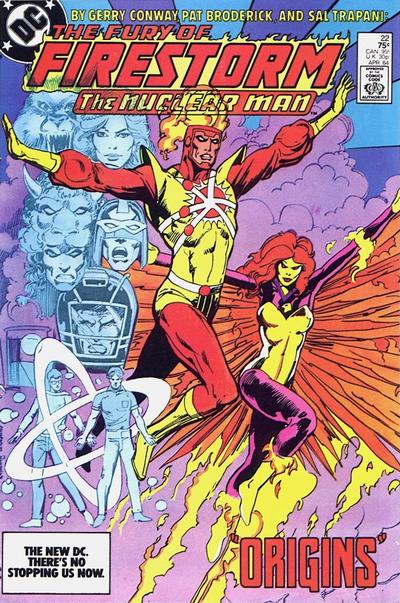 The Fury of Firestorm #22 [Direct]-Very Good (3.5 – 5) Origin of Firestorm