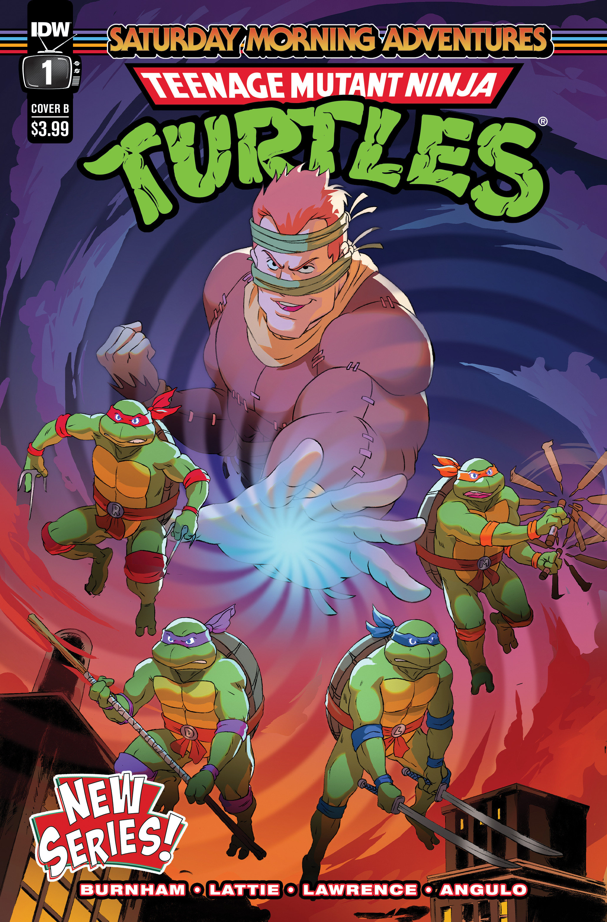 Teenage Mutant Ninja Turtles Saturday Morning Adventures Continued! #1 Cover B Schoening