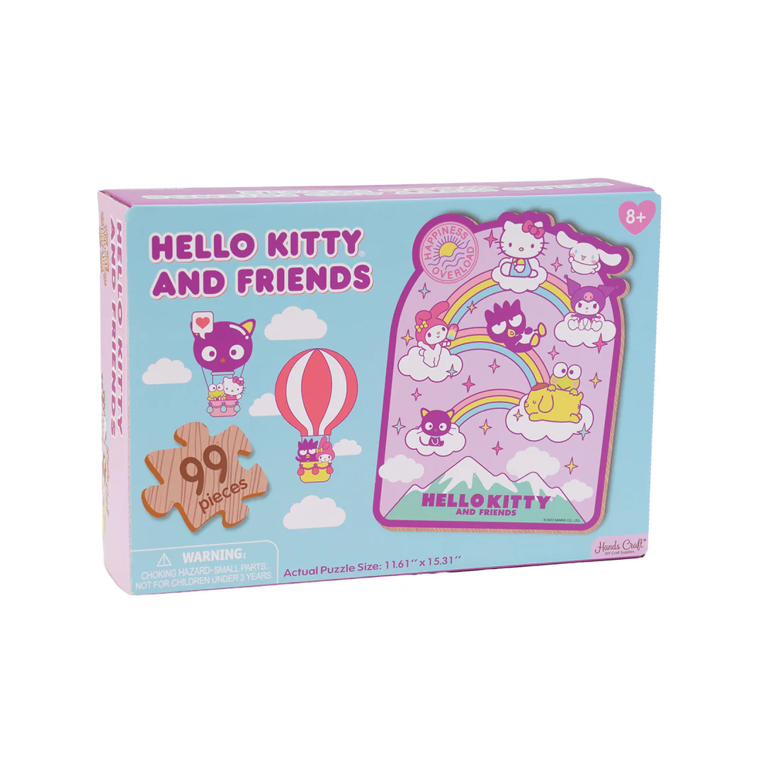 Hello Kitty And Friends Wooden Jigsaw Puzzle: Seize The Moment	