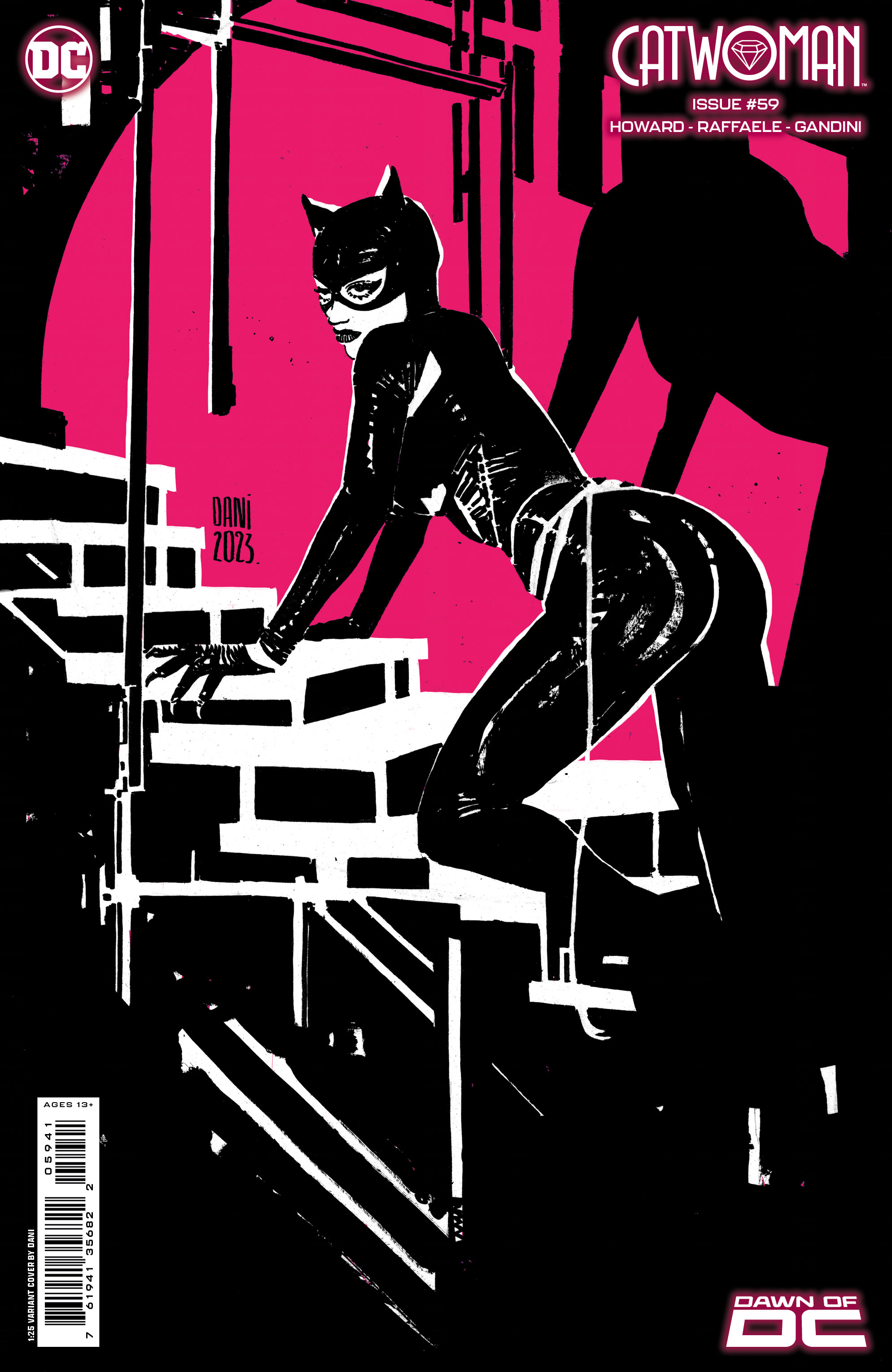 Catwoman #59 Cover D 1 for 25 Incentive Dani Card Stock Variant