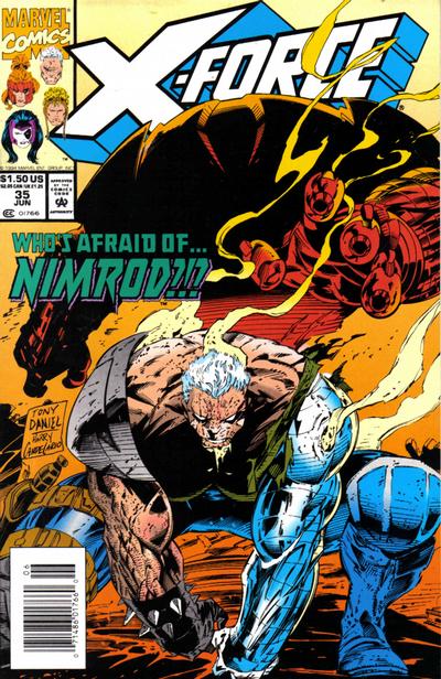 X-Force #35 [Newsstand]-Fine (5.5 – 7)