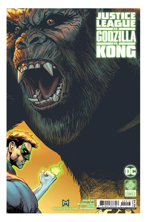 Justice League Vs Godzilla Vs Kong #4 Final Printing