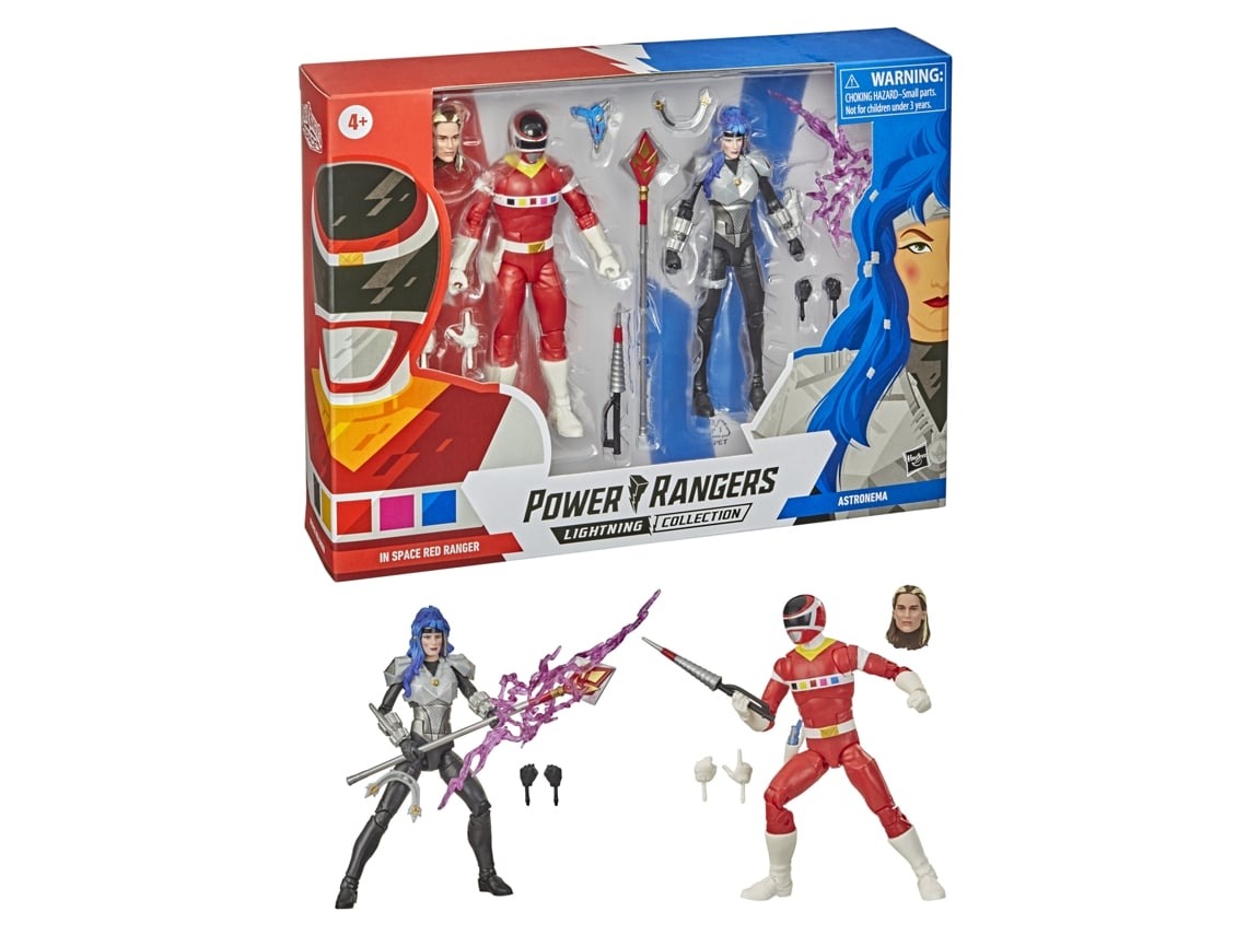 Power Rangers Lightning Action Figure Battle Pack In Space Red Ranger/Astronema