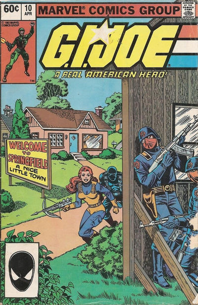 G.I. Joe, A Real American Hero #10 [Second Print](1982)-Very Fine (7.5 – 9)