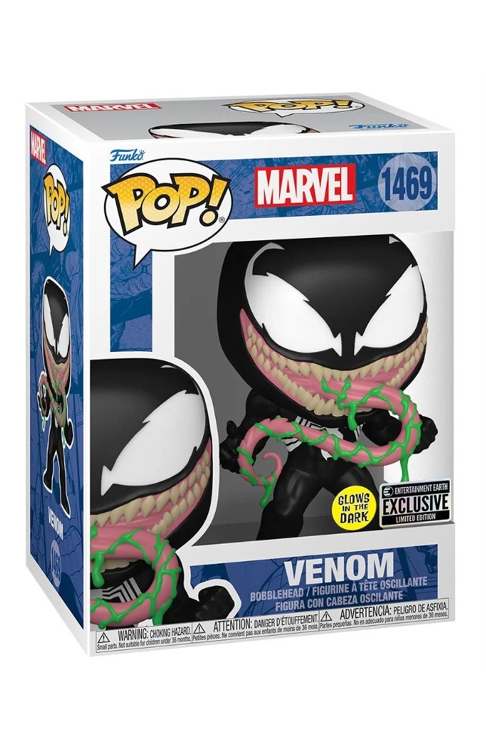 Venom With Ooze Glow-In-The-Dark Funko Pop! Vinyl Figure #1469 - Ee Exclusive