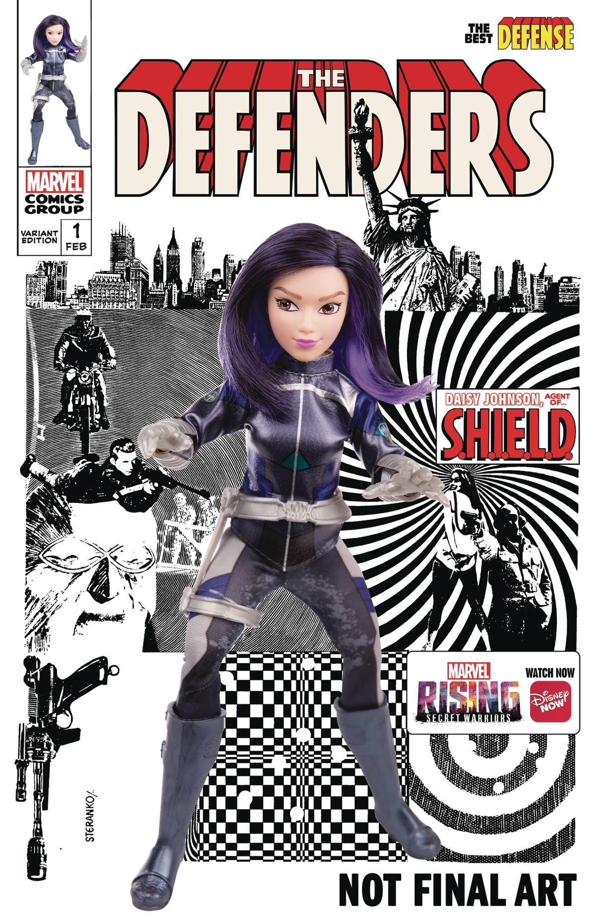 Defenders Best Defense #1 Marvel Rising Doll Homage Variant