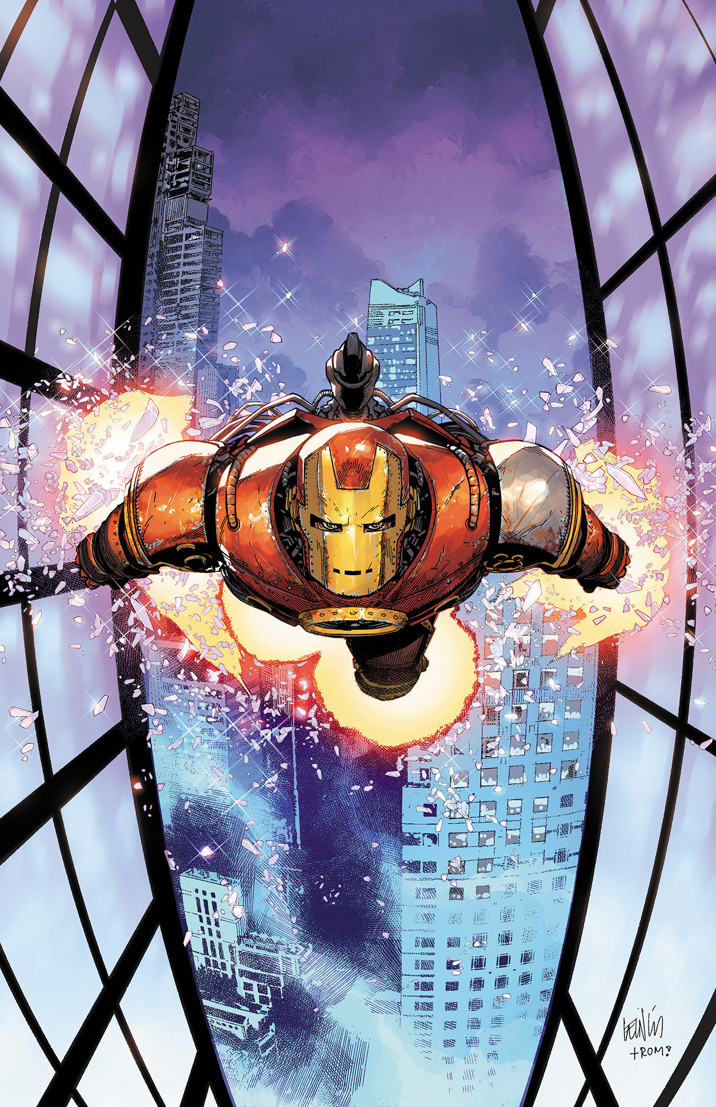 Iron Man #1 Leinil Yu Virgin Variant 1 for 100 Incentive