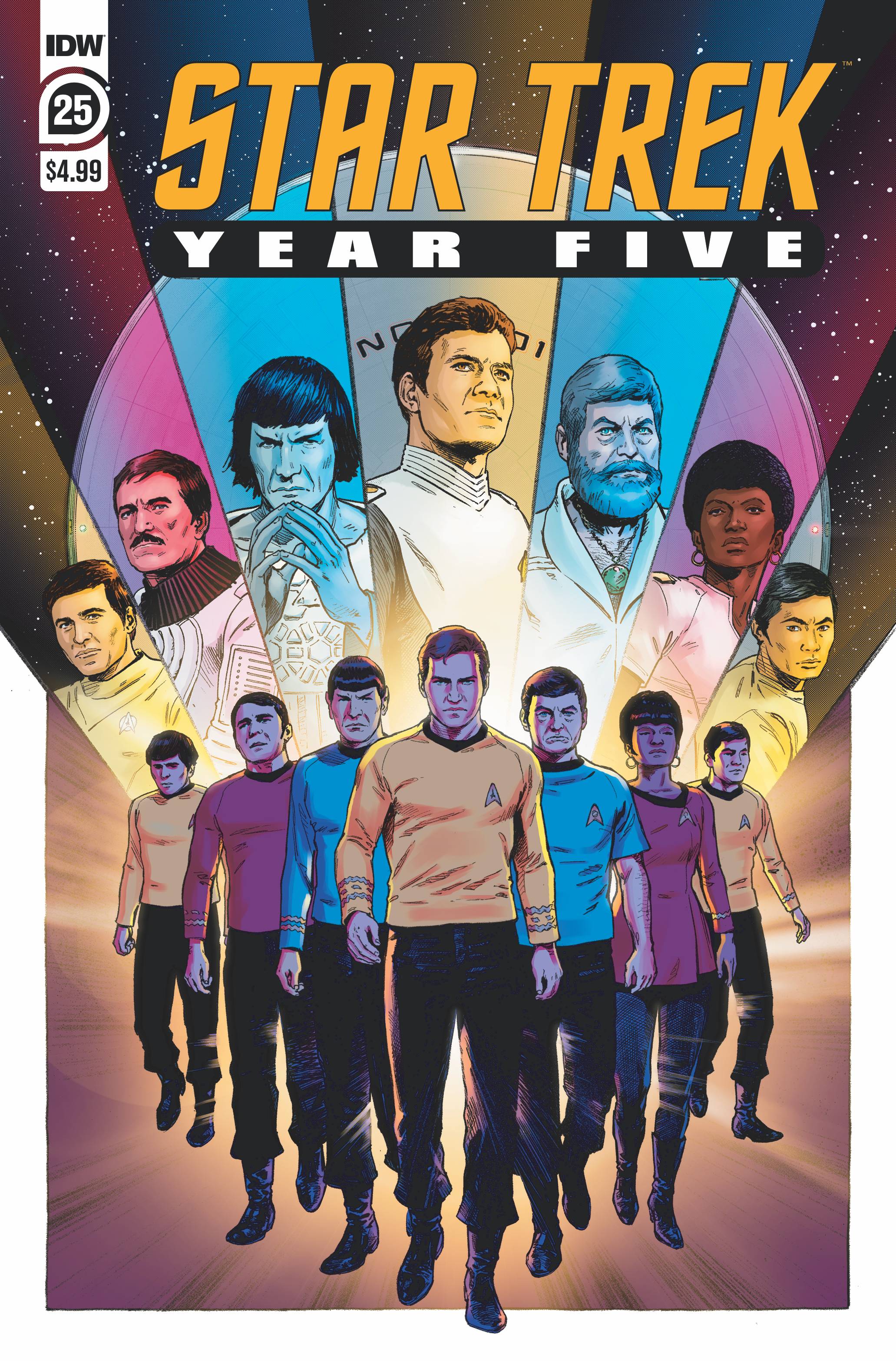 Star Trek Year Five Volume 25 Cover A Stephen Thompson