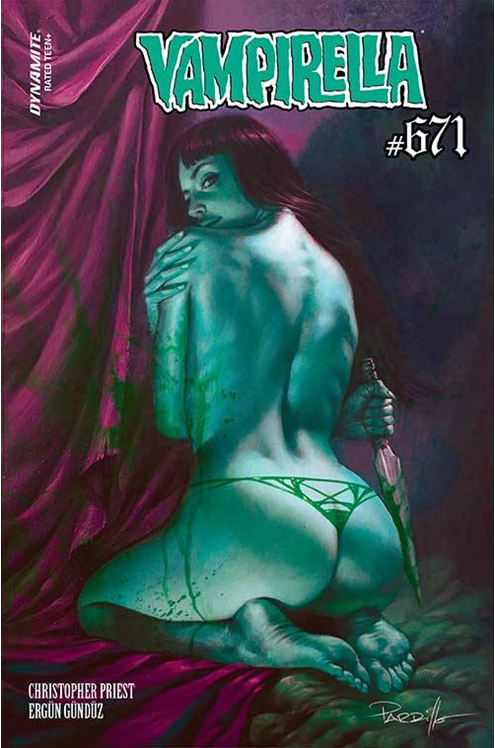 Vampirella #671 Cover M Last Call Bonus Lucio Parrillo Ultraviolet