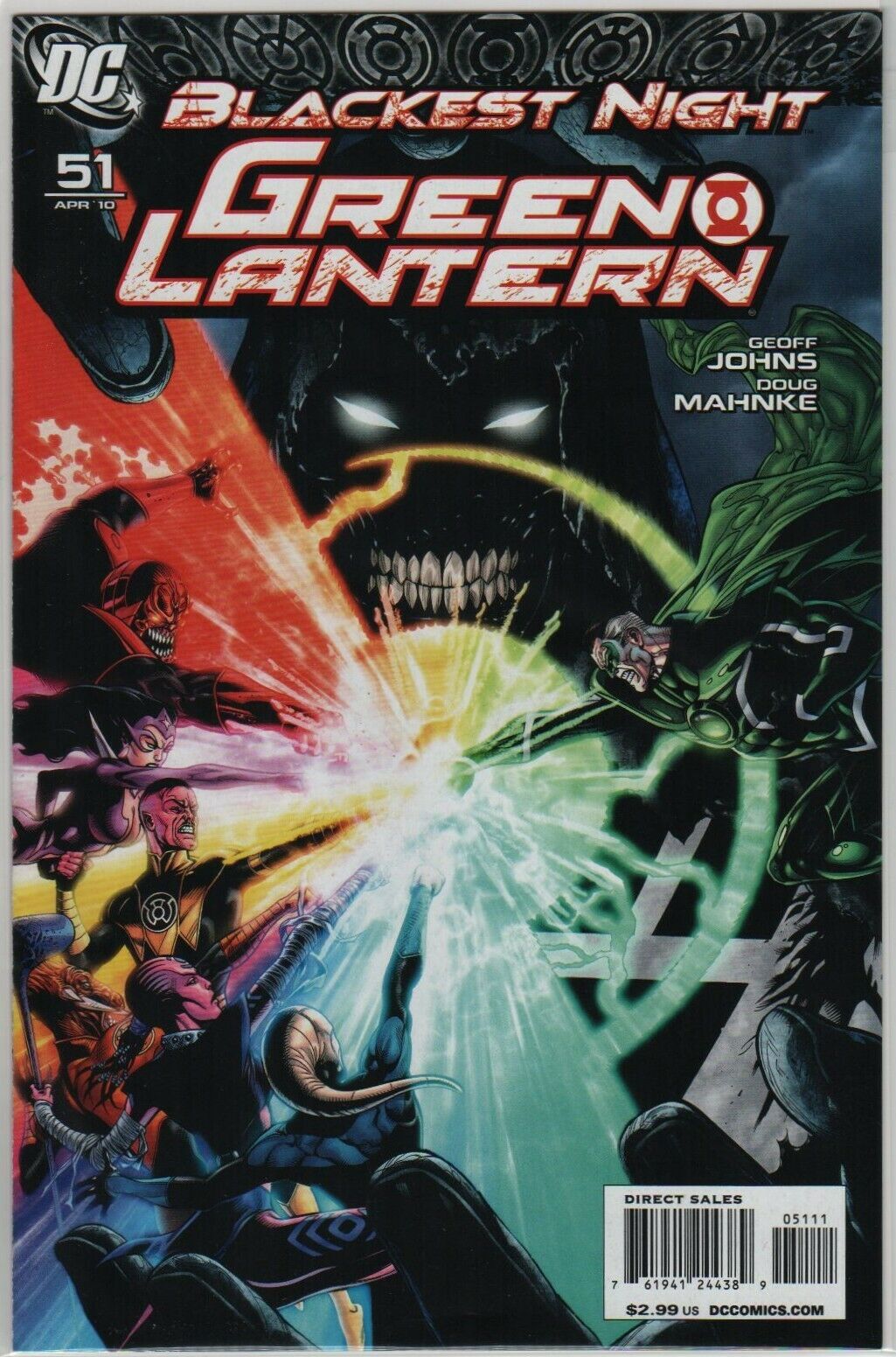 Green Lantern #51 (Blackest Night) (2005	)