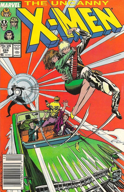 The Uncanny X-Men #224 [Newsstand]-Near Mint (9.2 - 9.8)