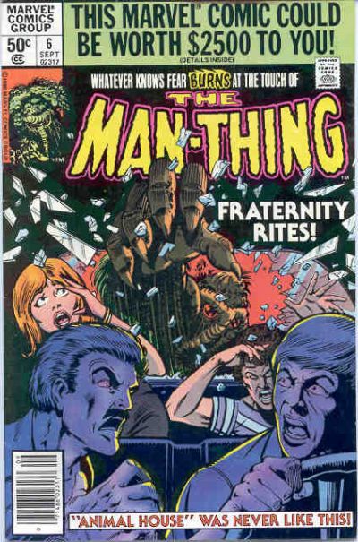 Man-Thing #6 [Newsstand](1979)-Fine (5.5 – 7)