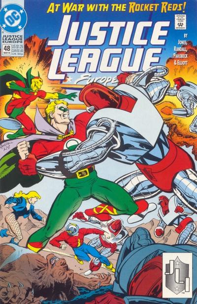 Justice League Europe #48 [Direct]-Fine (5.5 – 7)