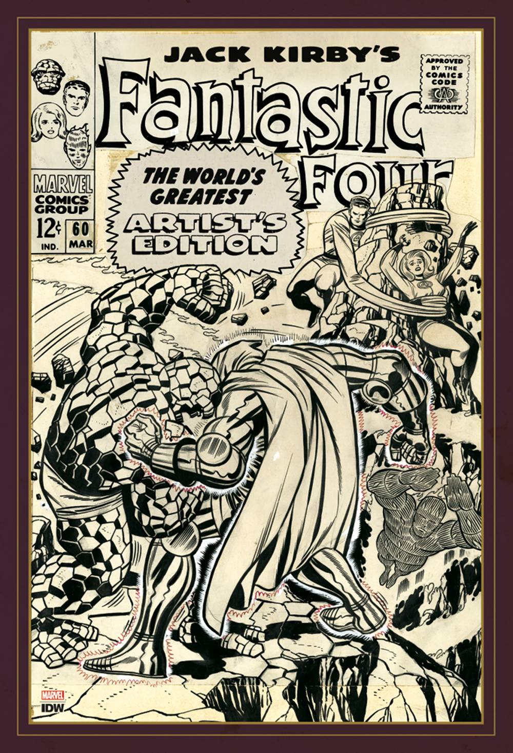 Jack Kirby Fantastic Four Worlds Greatest Artist Edition Hardcover