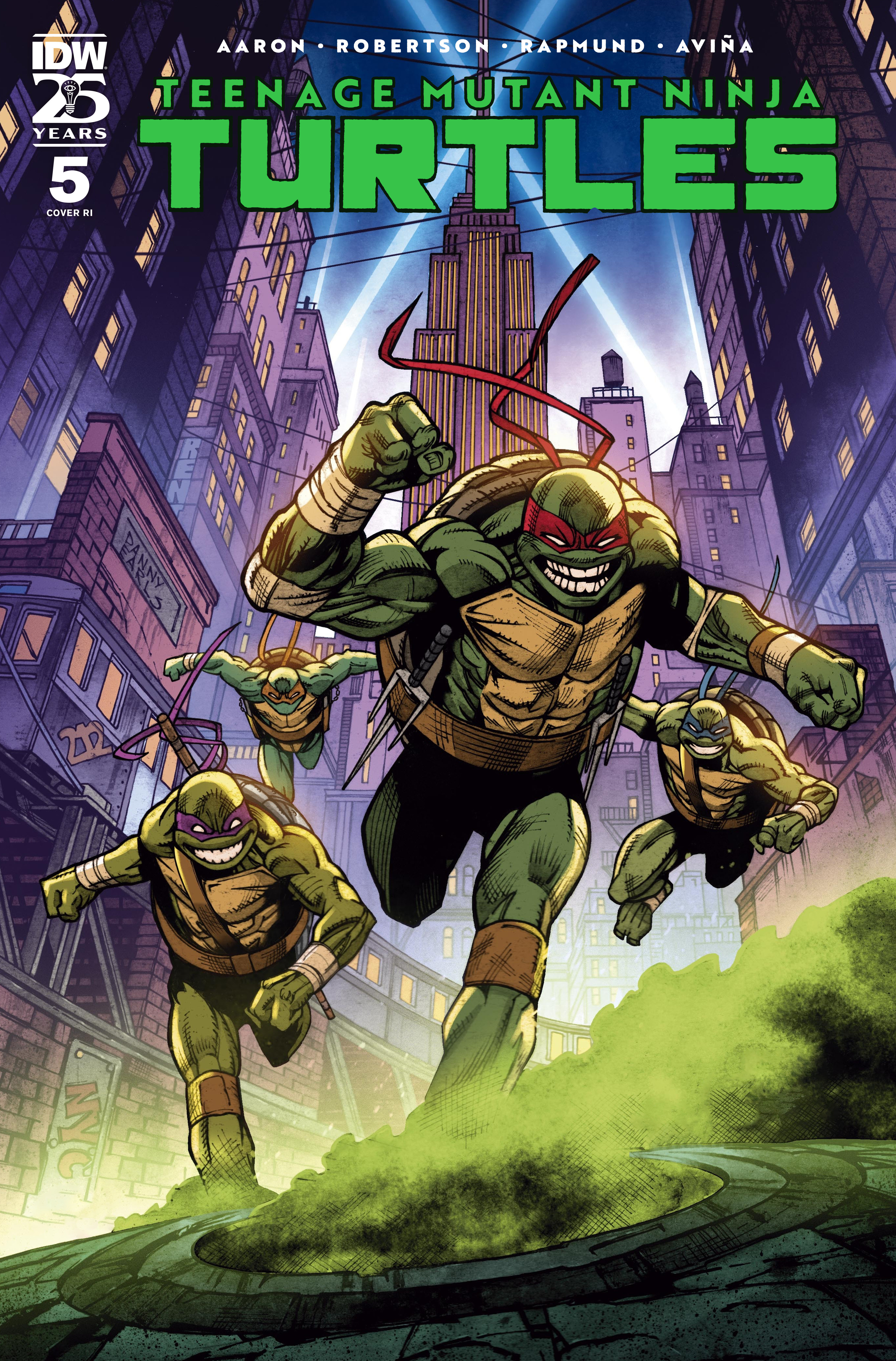 Teenage Mutant Ninja Turtles #5 Cover Earls 2024 1 for 25 Incentive