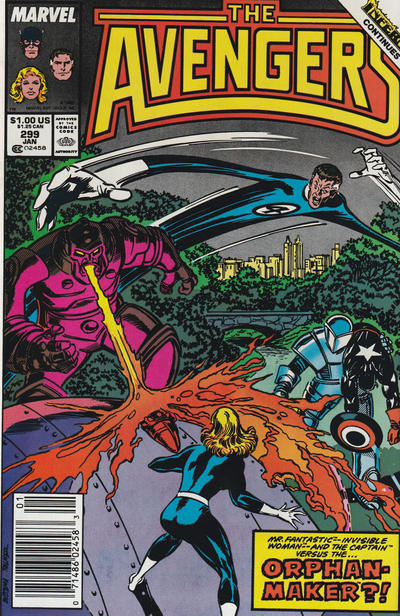 The Avengers #299 [Newsstand]-Fine (5.5 – 7)