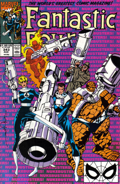 Fantastic Four #343 [Direct]-Fine (5.5 – 7)