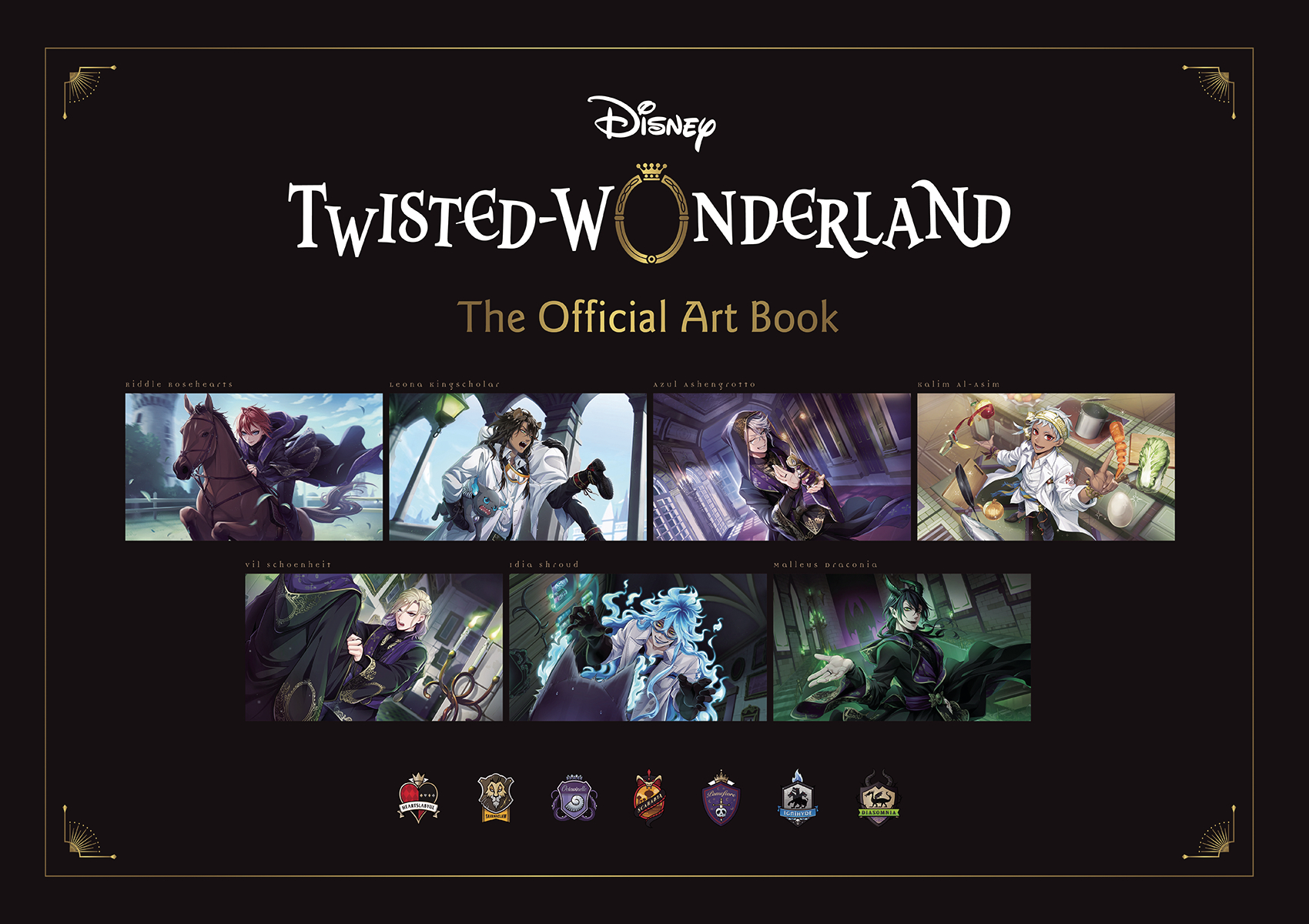 Disney Twisted Wonderland Official Art Book Hardcover