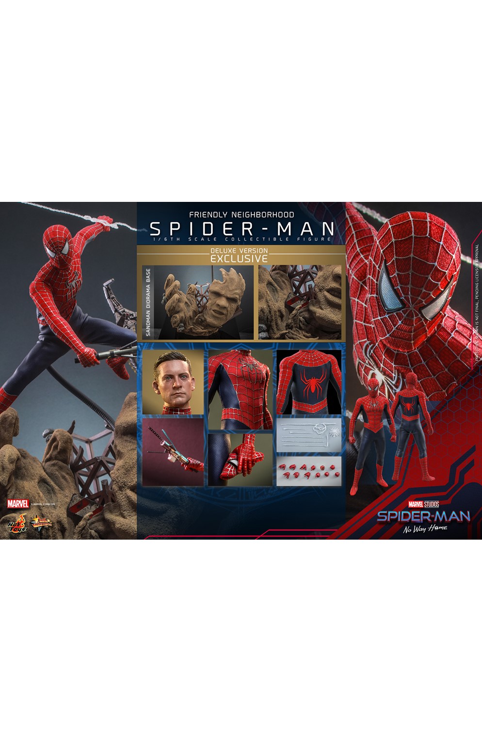 Friendly Neighborhood Spider-Man (Deluxe Version) Smnwh Sixth Scale Figure