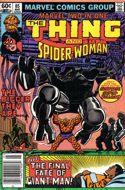 Marvel Two-In-One #85 [Newsstand]-Fine/Very Fine
