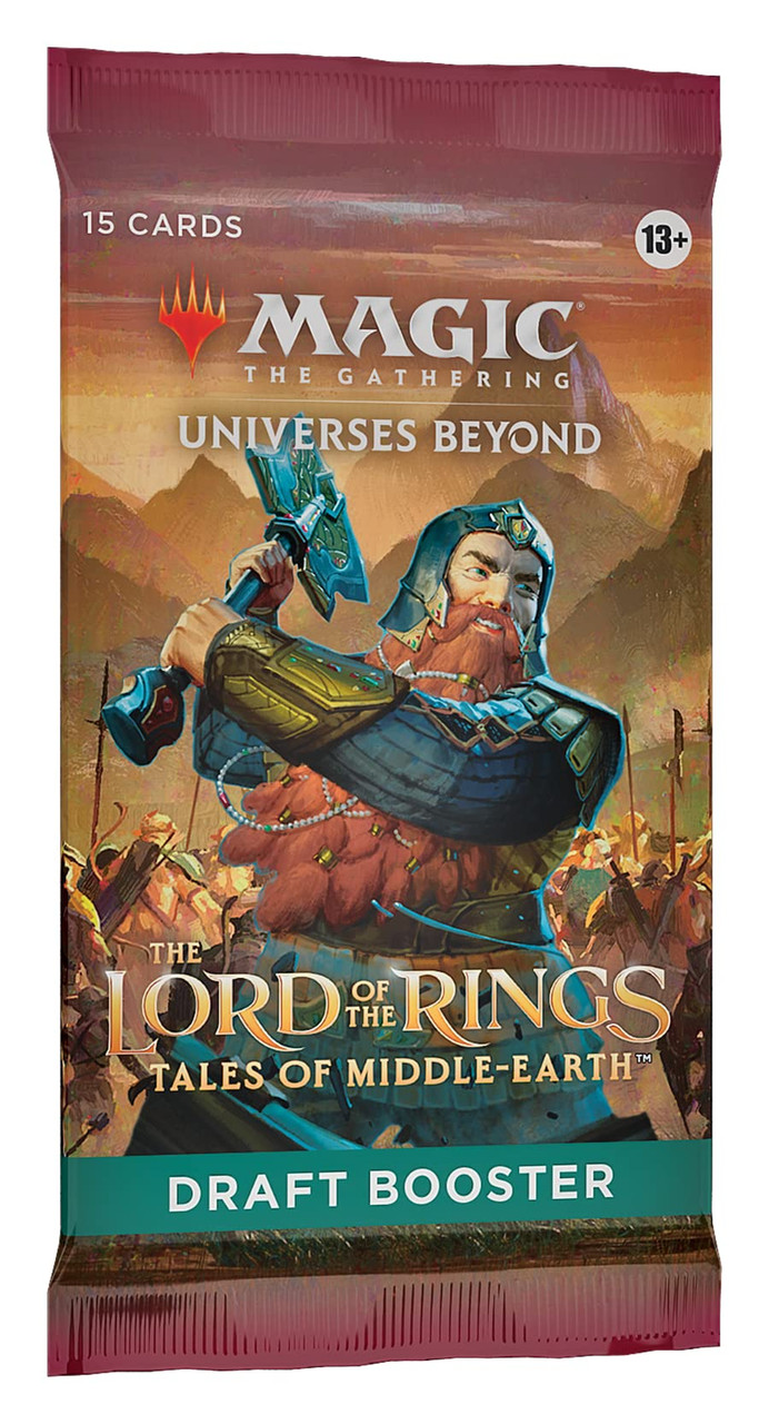 Magic the Gathering TCG Lord of the Rings Tales of Middle-Earth Draft Booster Pack