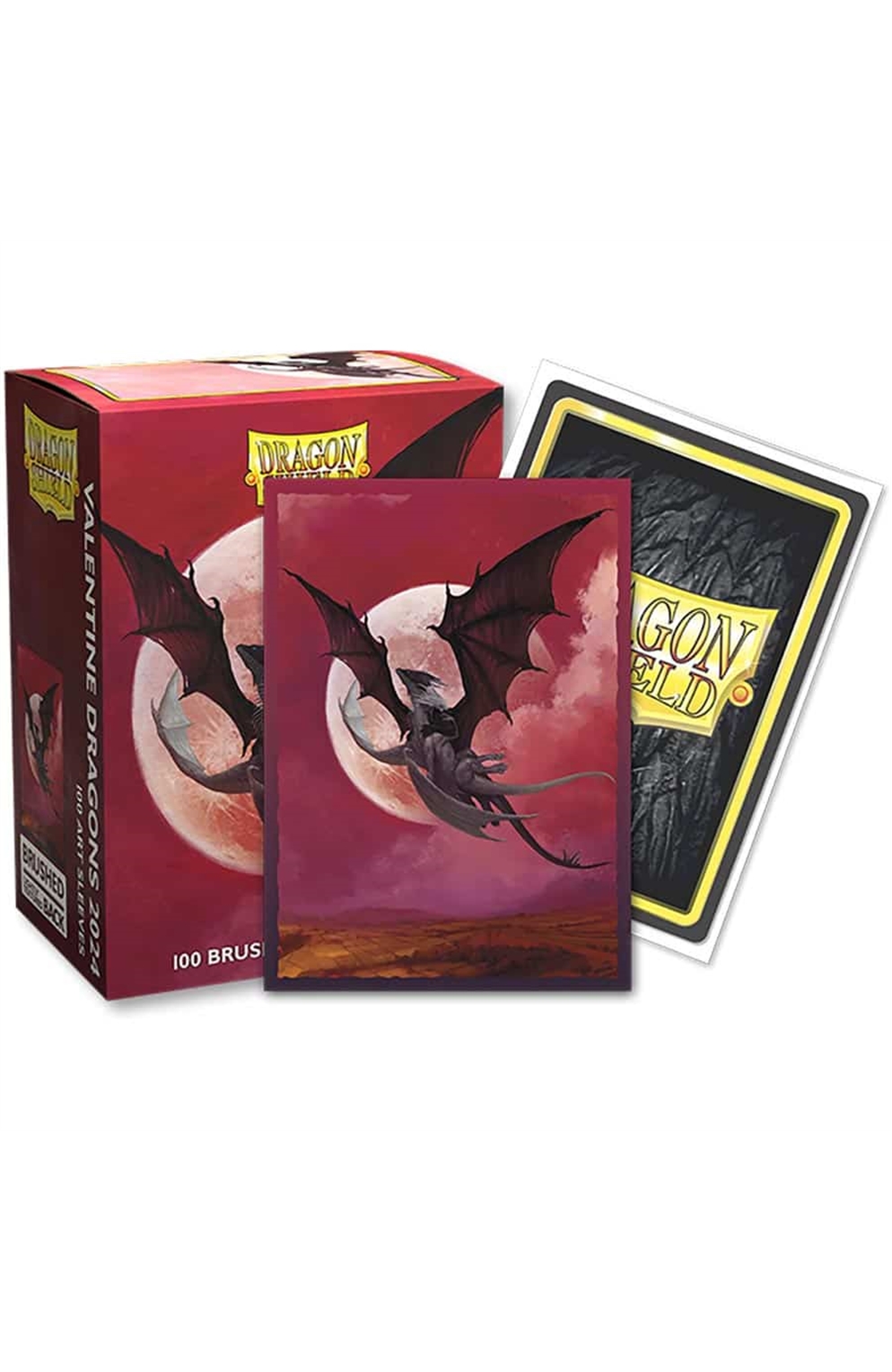 Dragon Shield: Brushed Art Valentine 2024 Standard Sleeves (100)