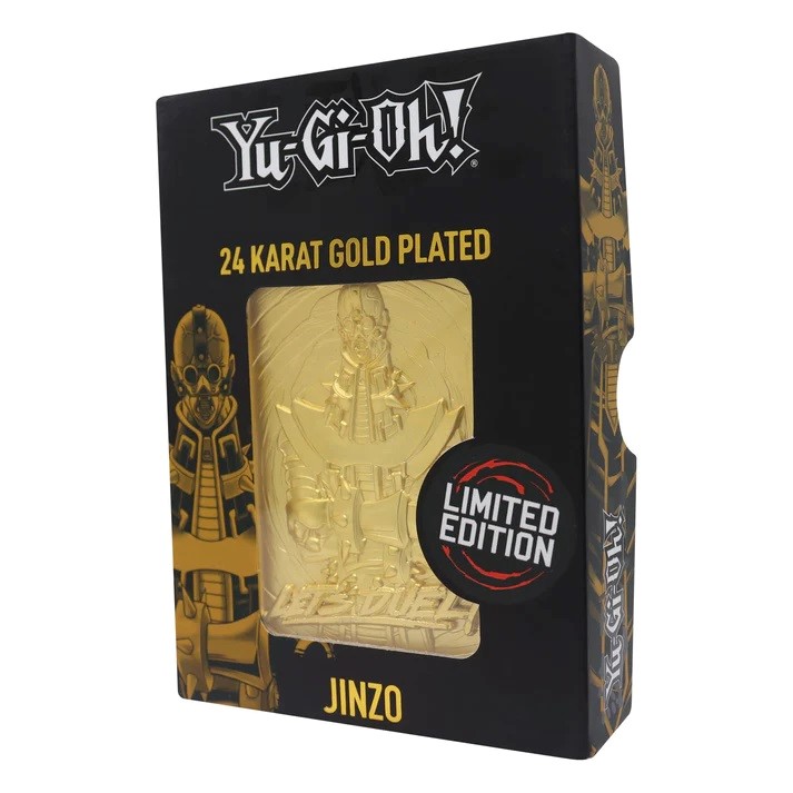 Yu-Gi-Oh! 24K Gold Plated Collectible - Jinzo