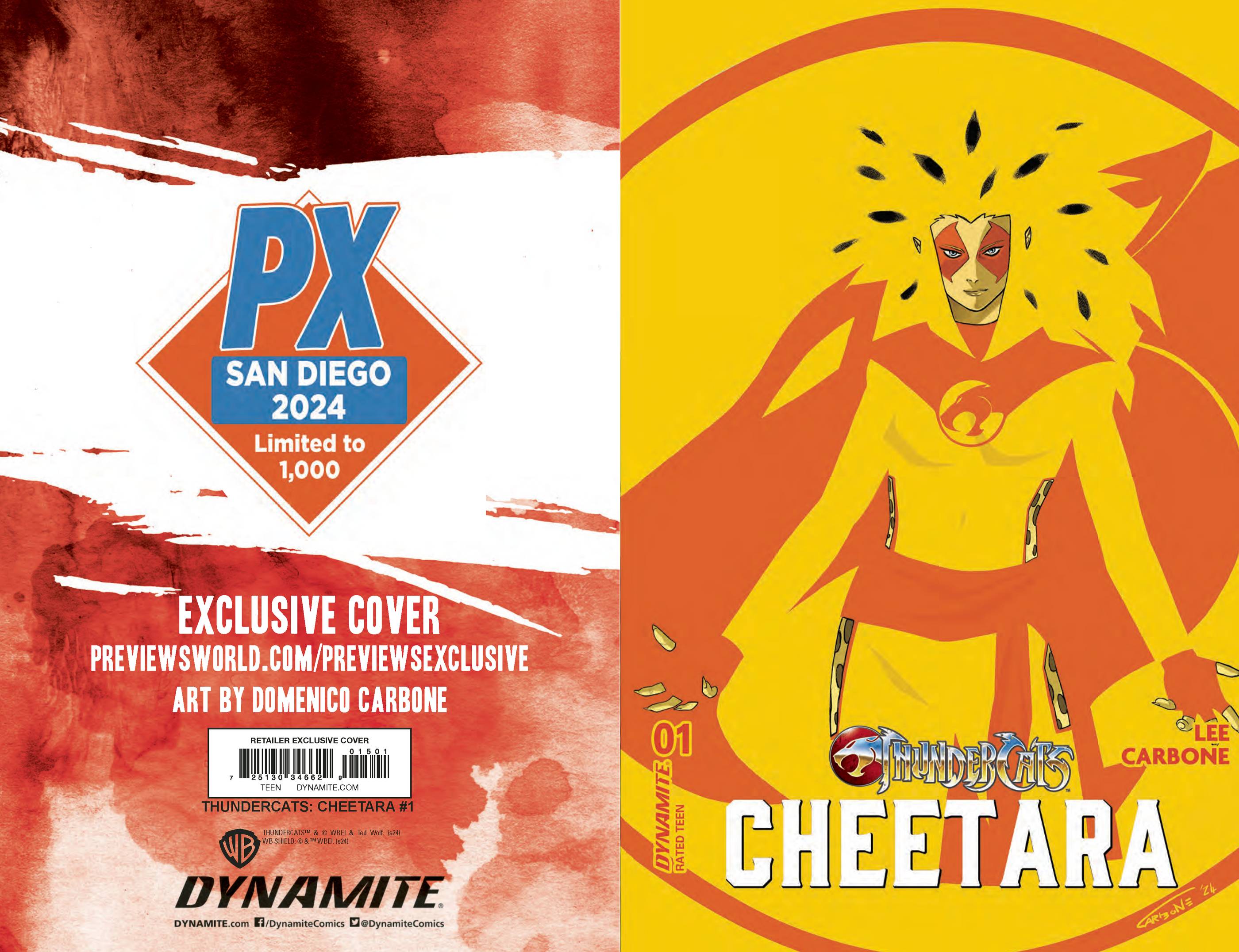 San Diego ComicCon 2024 Thundercats Cheetara #1 Px Variant Edition (Net)