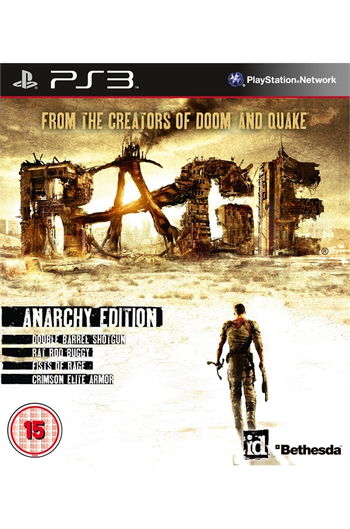 Playstation 3 Ps3 Rage Anarchy Edition