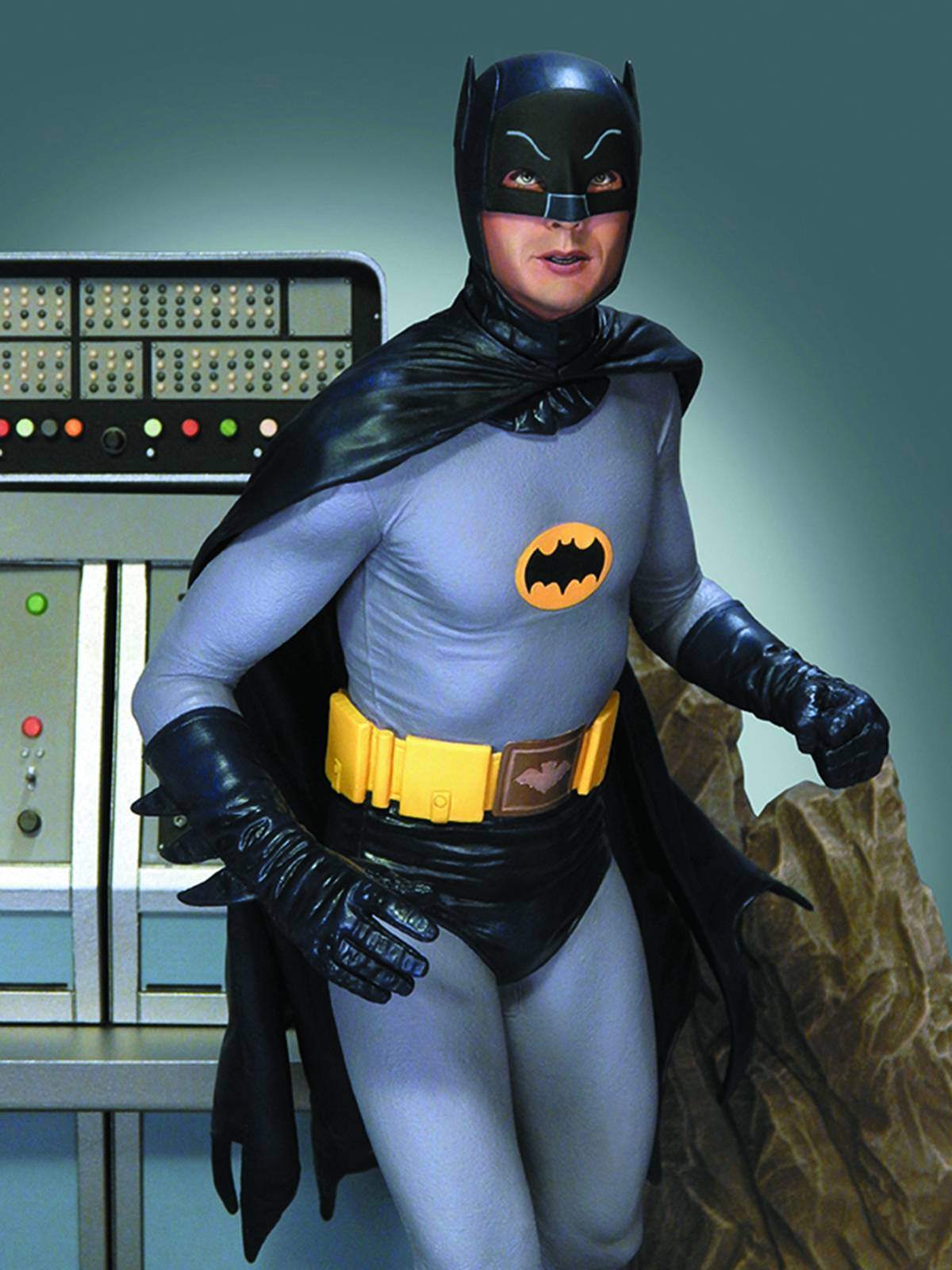 Batman 1966 To the Batmobile Maquette Diorama