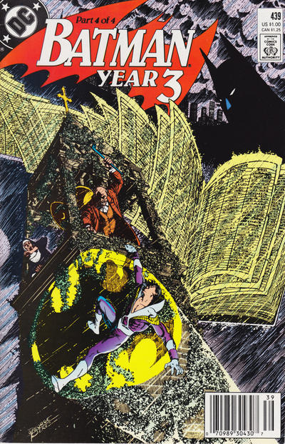 Batman #439 [Newsstand] Fine/Very Fine