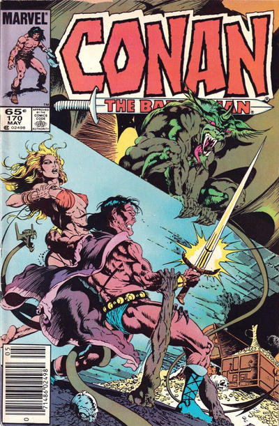 Conan The Barbarian #170 [Newsstand]-Very Good (3.5 – 5)