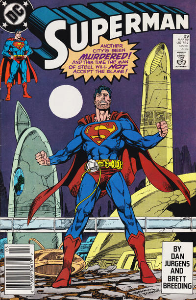 Superman #29 (1987) [Newsstand]-Fine (5.5 – 7)