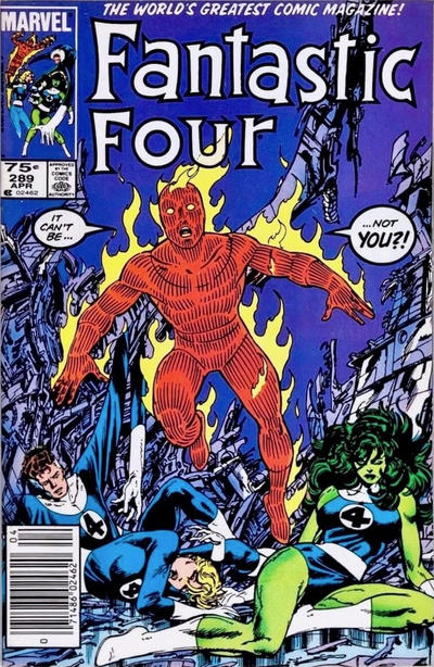 Fantastic Four #289 [Newsstand]-Fine (5.5 – 7)