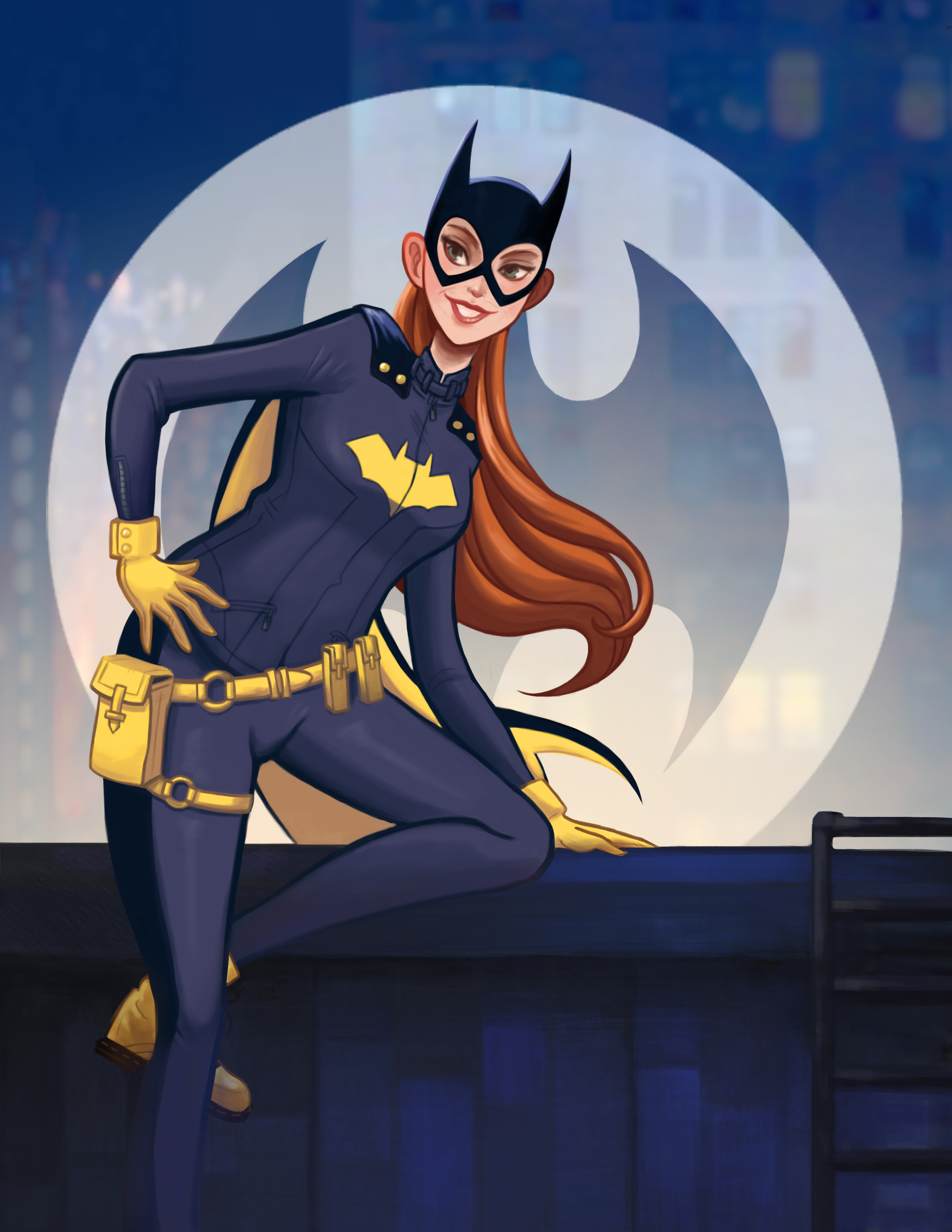 Leann Hill Art - Batgirl (Large)