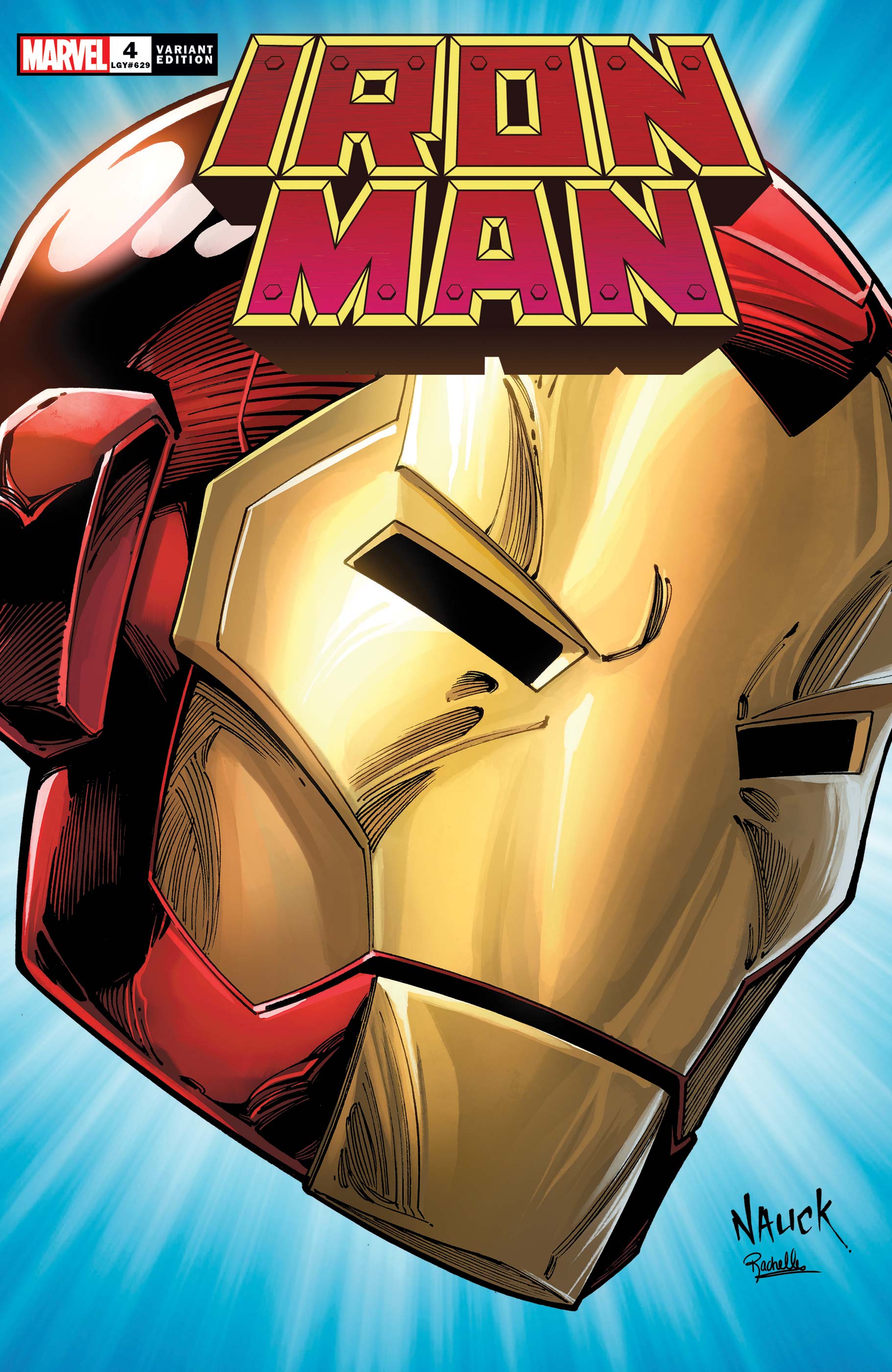 Iron Man #4 Nauck Headshot Variant (2020)
