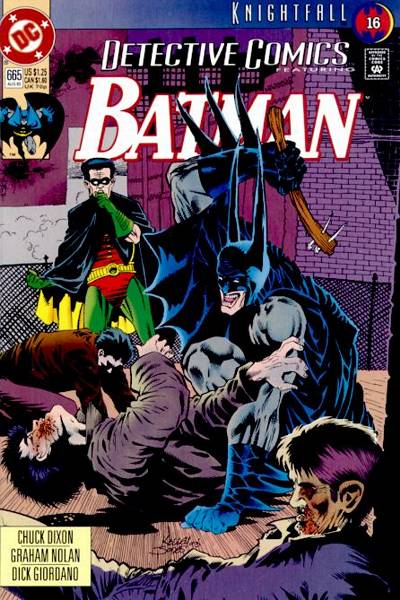 Detective Comics #665 [Direct]-Very Fine (7.5 – 9) 1st Appearance of Tony Bressi, A Mobster