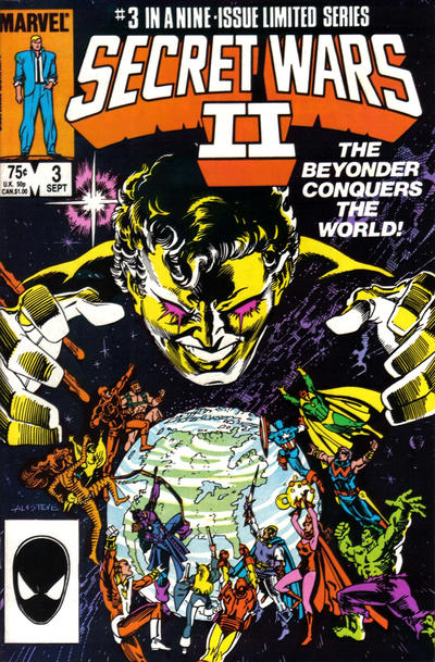 Secret Wars II #3 [Direct]-Very Good (3.5 – 5)