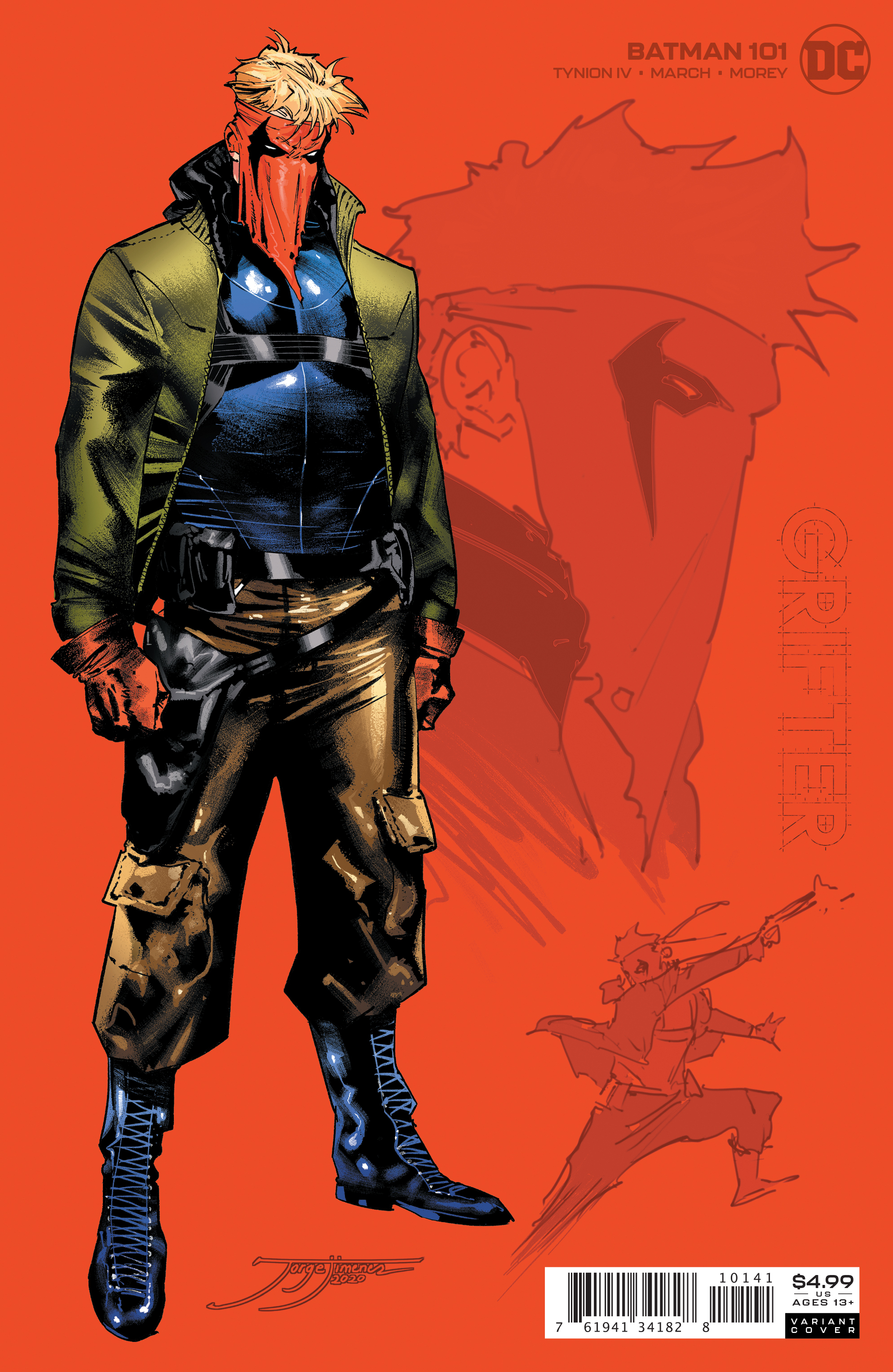 Jorge Jimenez Cover A NM DC Comics Presale 12//01 BATMAN #104
